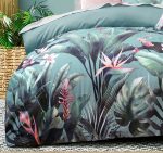 Mika Quilt Cover Set Range Green