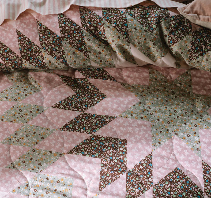 Dusty Quilt Cover Set Range Rose