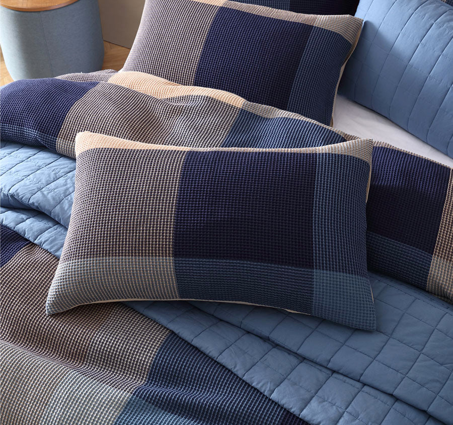 Sadie Quilt Cover Set Range Navy